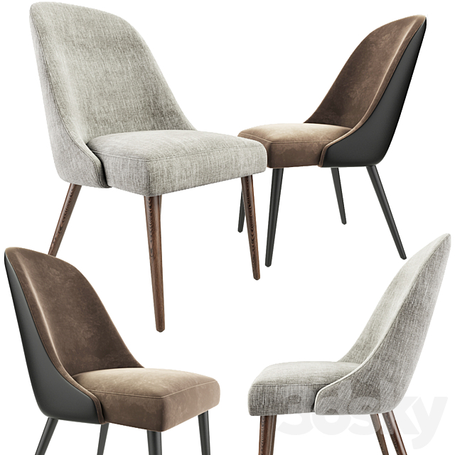 Zuma Pumice Accent Chair 3DSMax File - thumbnail 1