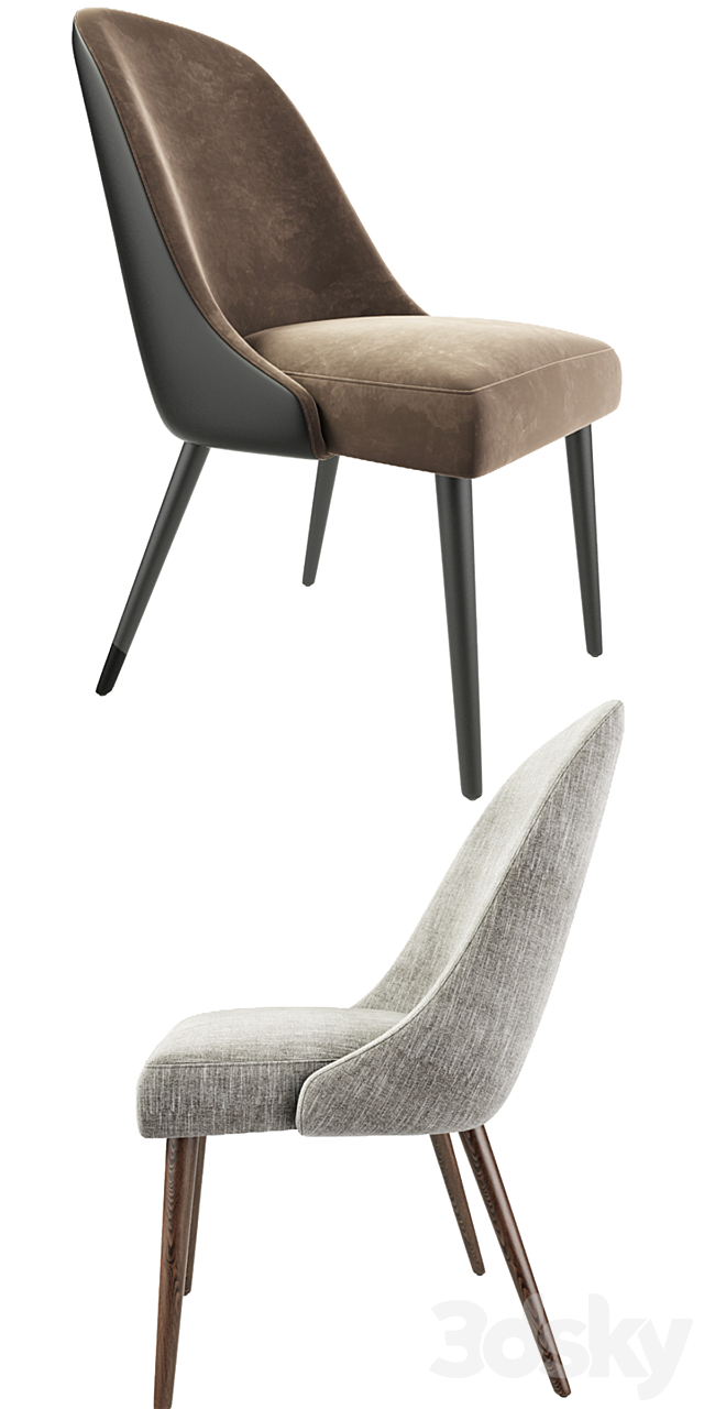 Zuma Pumice Accent Chair 3DSMax File - thumbnail 2