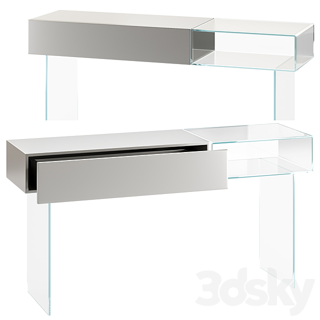 36e8 Glass Console – 1365 – Lago 3ds Max - thumbnail 1