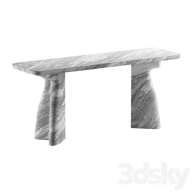 377 Collection Particulière CHESS console table by Mathieu Delacroix 3DS Max Model - thumbnail 2