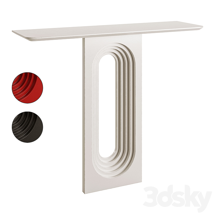 47 Modern Console Table by Homary 3DS Max - thumbnail 1