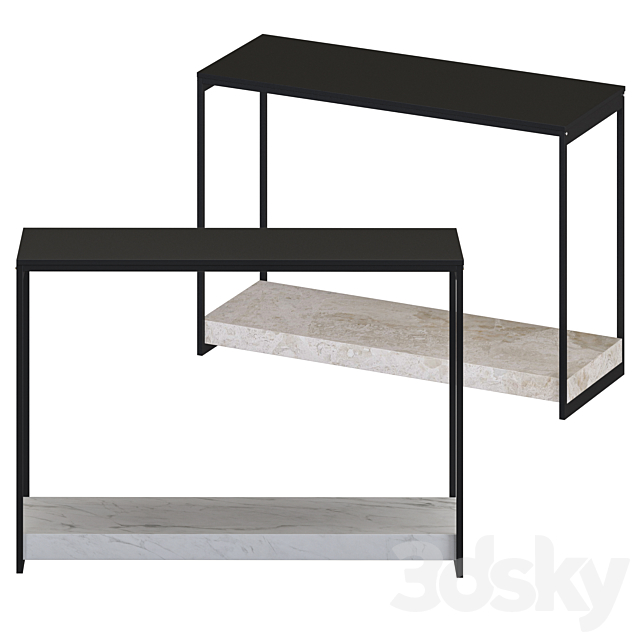 Atmosphera marble console table 3DSMax File - thumbnail 1