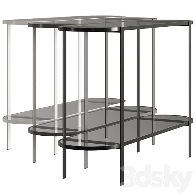 Aytm Fumi Console Tables 3ds Max - thumbnail 2