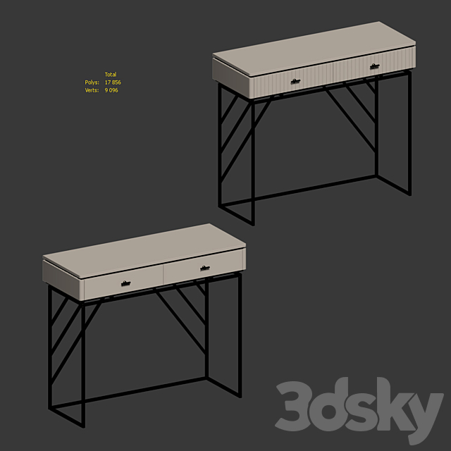 badiko caesar console 3DS Max Model - thumbnail 3