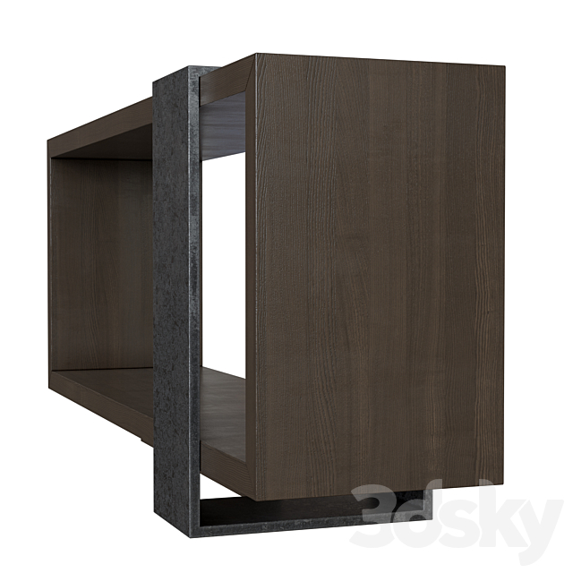 Bernhardt Linea Console table 3DS Max Model - thumbnail 2