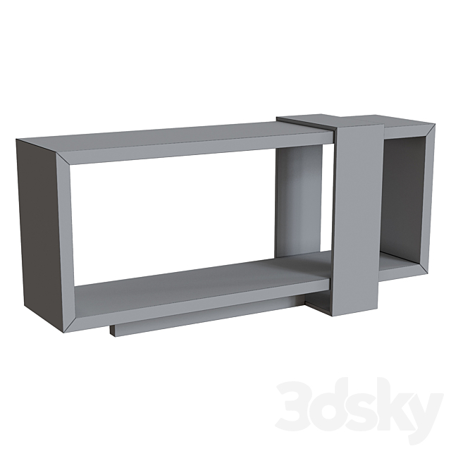 Bernhardt Linea Console table 3DS Max Model - thumbnail 4