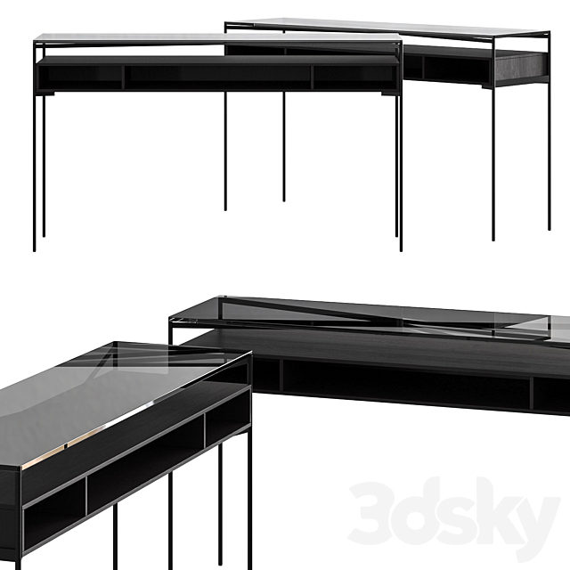 BoConcept Los Angeles Console Table 3DSMax File - thumbnail 1