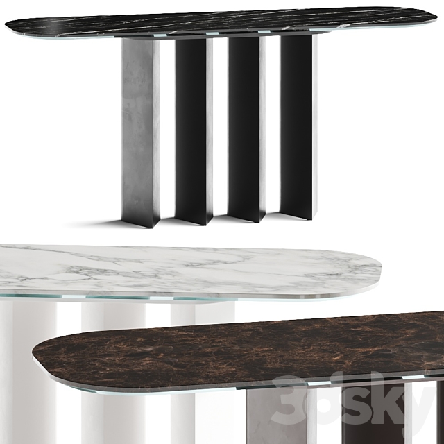 Bonaldo Geometric Console Tables 3DSMax File - thumbnail 1