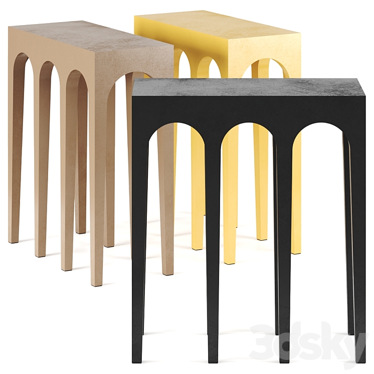 Bow Console Table By 101 Copenhagen 3DS Max - thumbnail 1