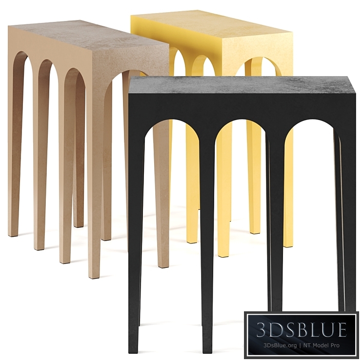 Bow Console Table By 101 Copenhagen 3DS Max - thumbnail 3