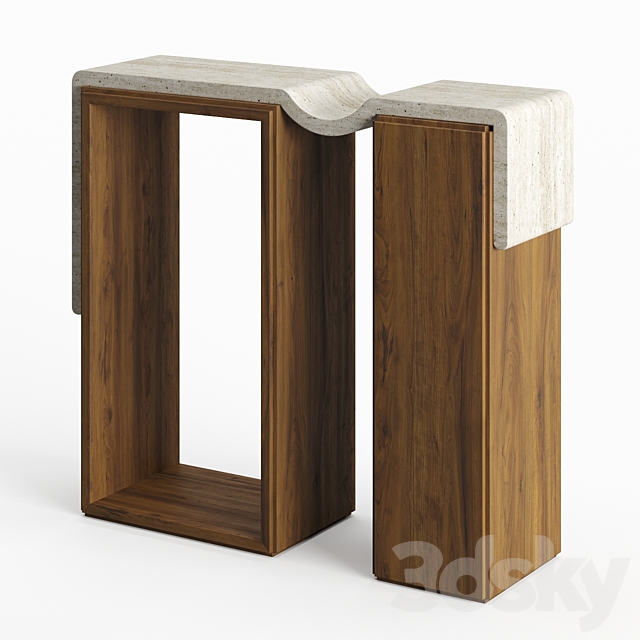 Bower Melt Console Table 3DSMax File - thumbnail 1