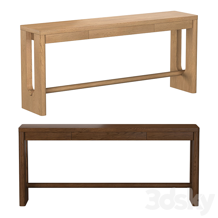 BRETON CONSOLE TABLE 3DS Max - thumbnail 1