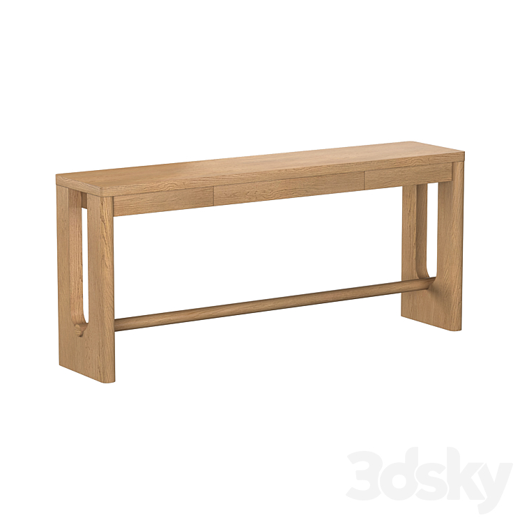 BRETON CONSOLE TABLE 3DS Max - thumbnail 2