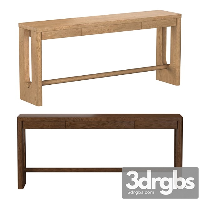 Breton Console Table 3dsmax Download - thumbnail 1