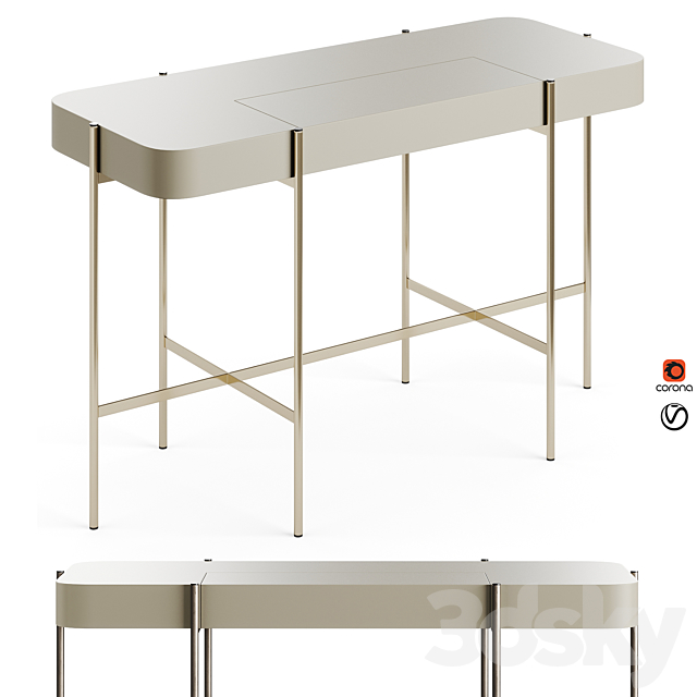 Caillou Console Table by Liu Jo 3DSMax File - thumbnail 1