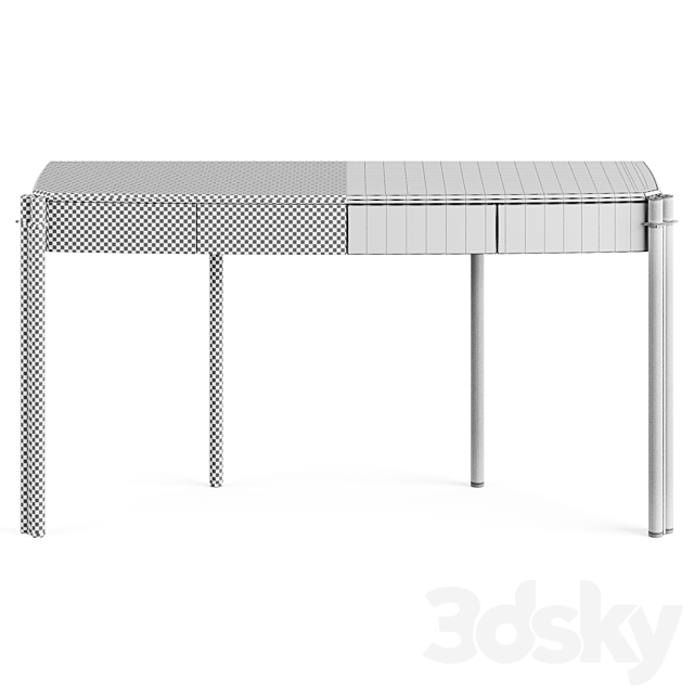 Capital Collection Console With Drawers Mayfair 3DSMax File - thumbnail 6