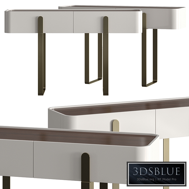 Capital Collection Eden Console Table 3DS Max - thumbnail 3