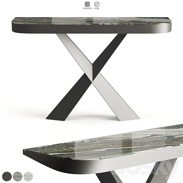 Cattelan Terminal Keramik Drive Console by Paolo Cattelan 3DSMax File - thumbnail 1