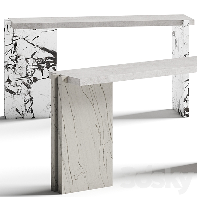 Ceramica del Conca Holly Console Table 3DSMax File - thumbnail 2