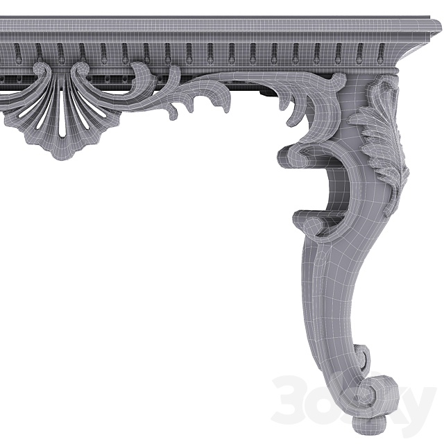 christopher guy aquitaine console table 3DSMax File - thumbnail 2