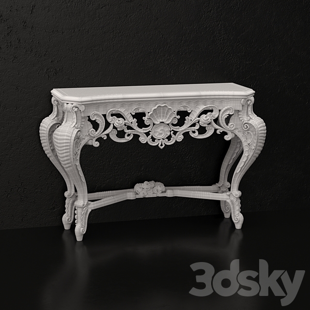 Classical console Silik 3ds Max - thumbnail 2