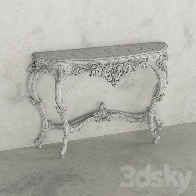 Classical console Silik 3ds Max - thumbnail 2