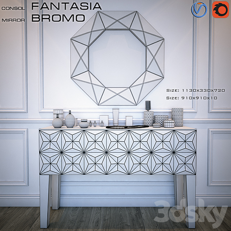 Consol Fantasia 3DS Max - thumbnail 2