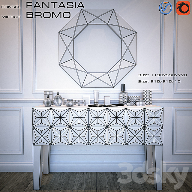 Consol Fantasia 3DSMax File - thumbnail 2