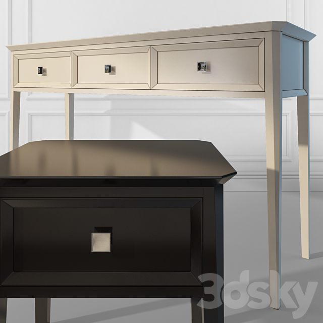 Console _ chest and drawers. The Werby Ellington. dresser nightstand. 3DSMax File - thumbnail 2