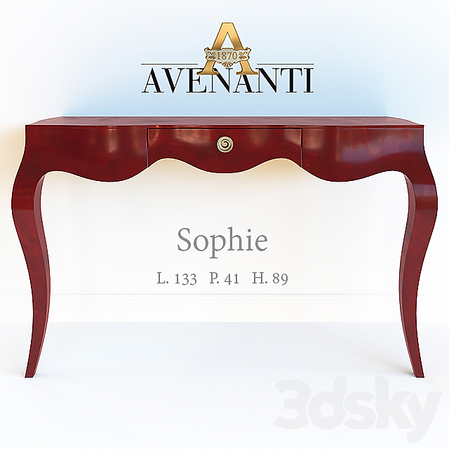 Console Avenanti Sophie 3ds Max - thumbnail 1