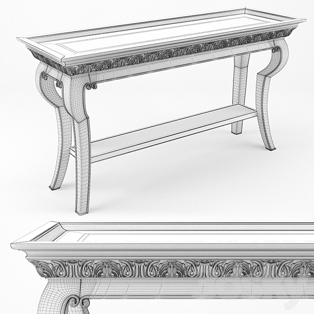 console Bernhardt Villa Medici (355-912) 3DS Max Model - thumbnail 3