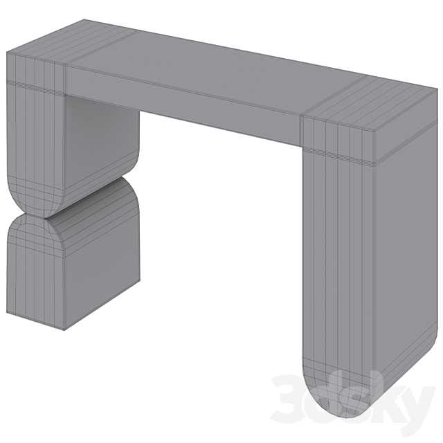 Console Curve by Kare Design 3DS Max Model - thumbnail 5