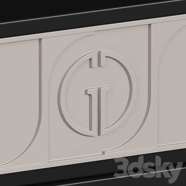 Console Garda Decor Spinola GD-00001 3DS Max Model - thumbnail 3