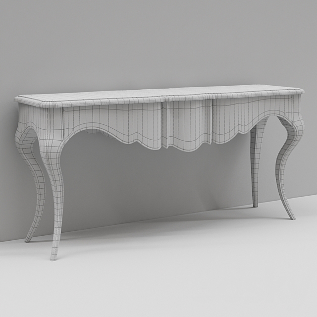 Console Grange Provençal 3ds Max - thumbnail 2