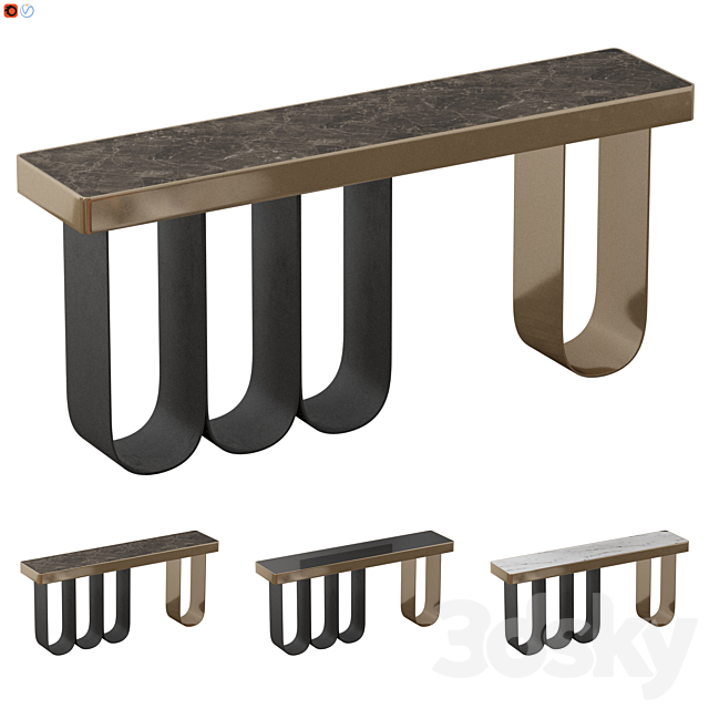 Console table 01 3DSMax File - thumbnail 1