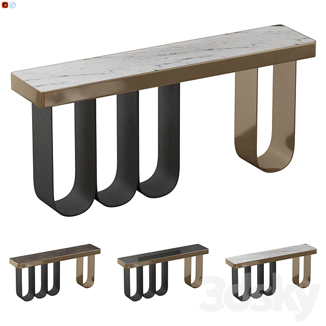 Console table 01 3DSMax File - thumbnail 2