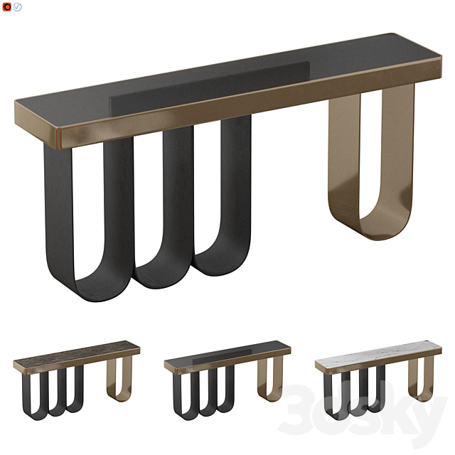 Console table 01 3DSMax File - thumbnail 3