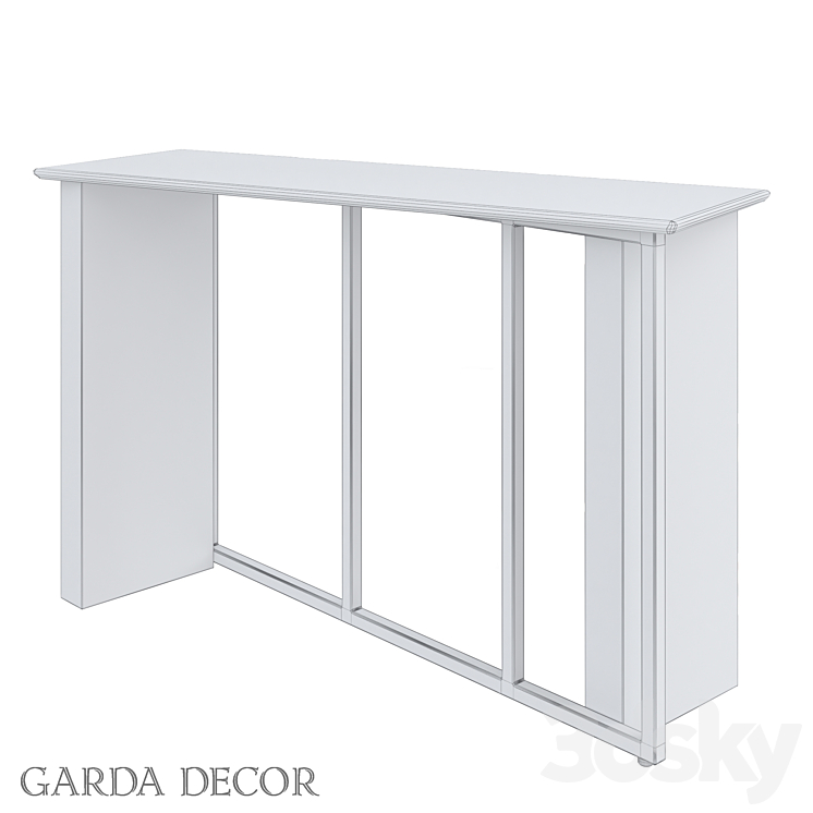 CONSOLE TABLE (ARTIFICIAL MARBLE) 30B-848-2 Garda Decor 3DS Max - thumbnail 2