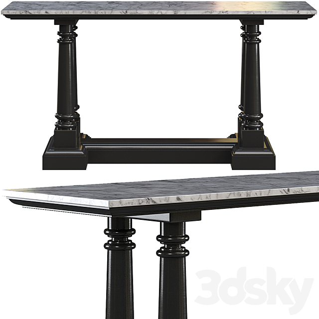 Console table Eichholtz Walford 3ds Max - thumbnail 1