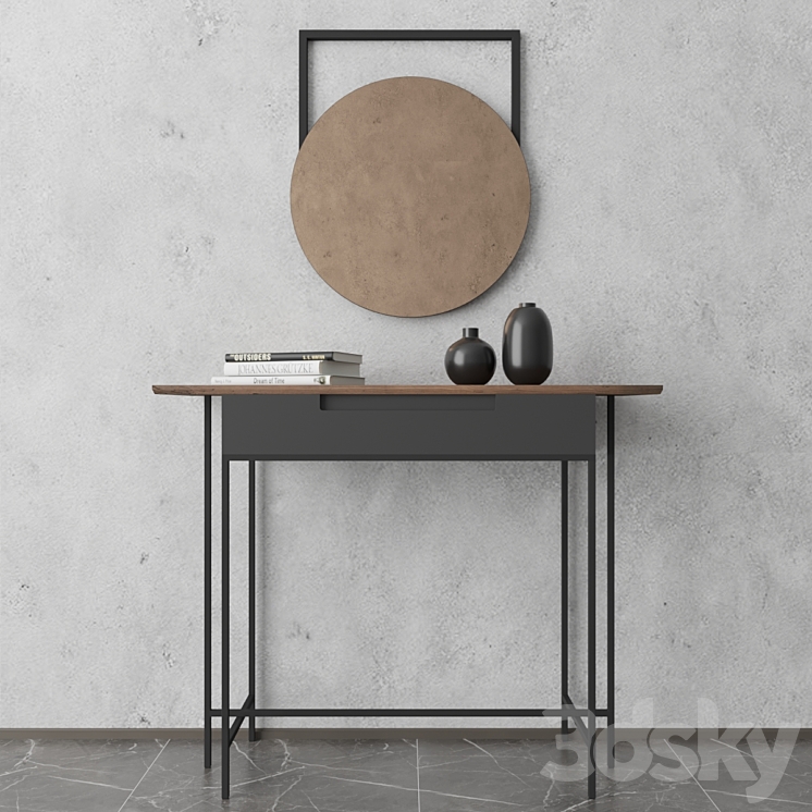 Console Table Savona \/ MannMade 3DS Max - thumbnail 1