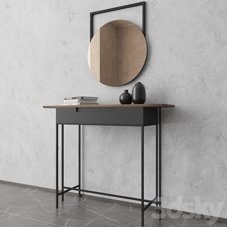 Console Table Savona \/ MannMade 3DS Max - thumbnail 2