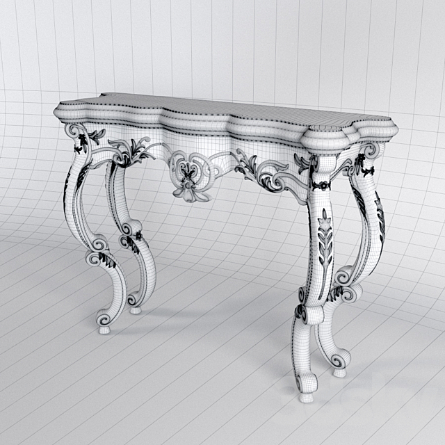 Console Table SKU 9407347 3DSMax File - thumbnail 2