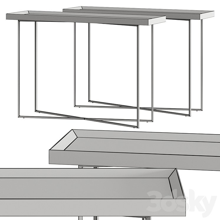 Dall Agnese Slash Console Table 3DS Max - thumbnail 2