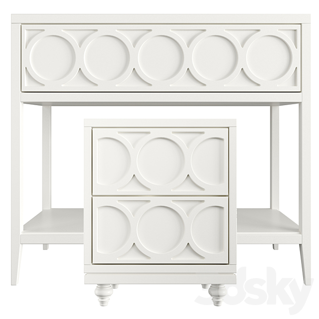 Dantone Home Console _ Nightstand Austin 3ds Max - thumbnail 2