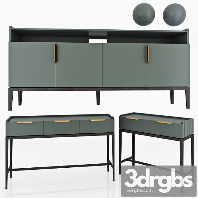 Dantone home metropolitan console set 2 - thumbnail 1