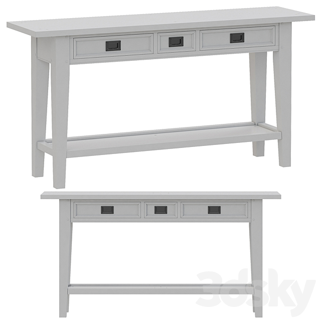 Dantone Home Oxford Console 3ds Max - thumbnail 1