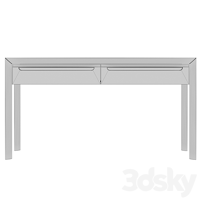 Dantone Home Square Console 3DSMax File - thumbnail 3