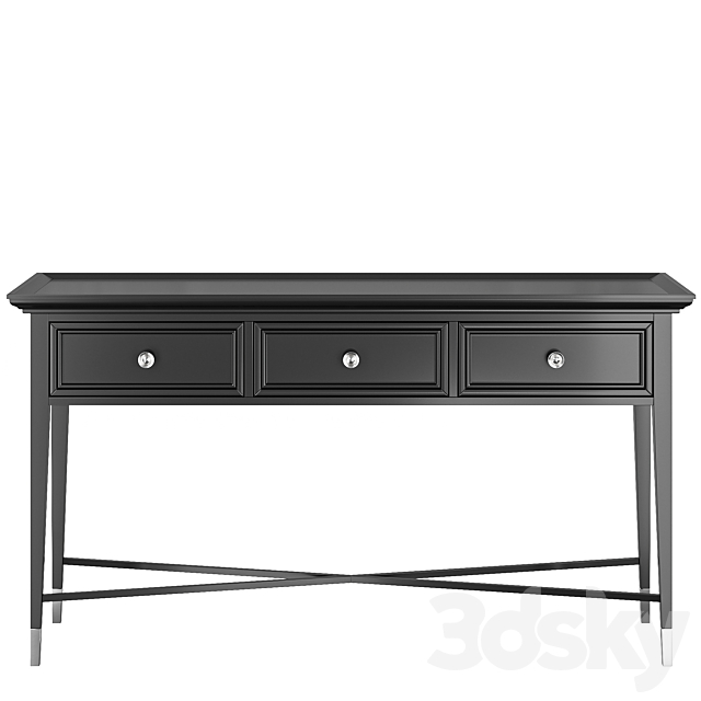 dantonehome Stafford console with 3 drawers 3ds Max - thumbnail 2