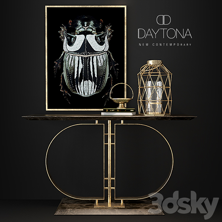 "DAYTONA" JOSEPHINE – CONSOLE TABLE 3DS Max - thumbnail 1