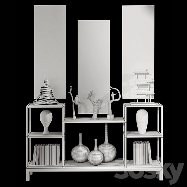 Decorative set 48 3DS Max Model - thumbnail 3